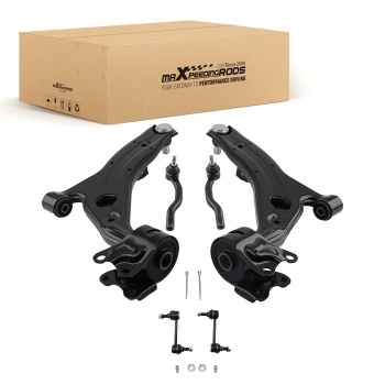 6pcs Front Lower Control Arms Sway Bar Links Tie rod compatible for Ford Edge MKX 2007-2015