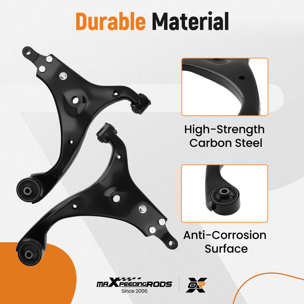 2x Front Lower Control Arm w/Ball Joint compatible for Hyundai Elantra 2007-2012 Left Right