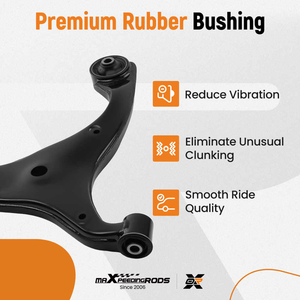 2x Front Lower Control Arm w/Ball Joint compatible for Hyundai Elantra 2007-2012 Left Right