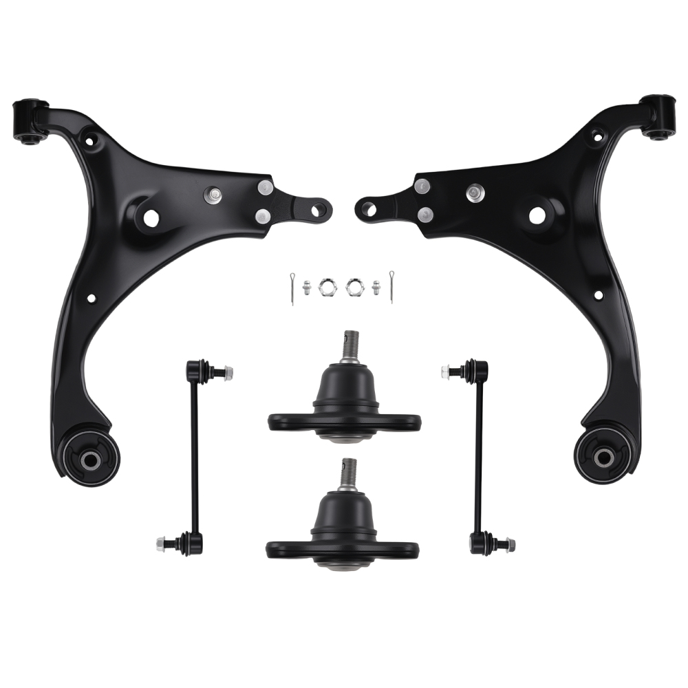 Front Lower Control Arm w/Ball Joint Sway Bar Link compatible for Hyundai Elantra 2009-2012