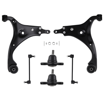 Front Lower Control Arm w/Ball Joint Sway Bar Link compatible for Hyundai Elantra 2009-2012