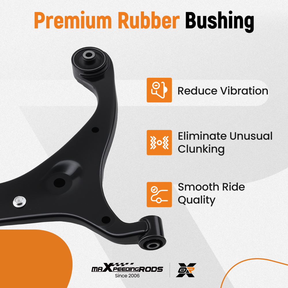 Front Lower Control Arm w/Ball Joint Sway Bar Link compatible for Hyundai Elantra 2009-2012