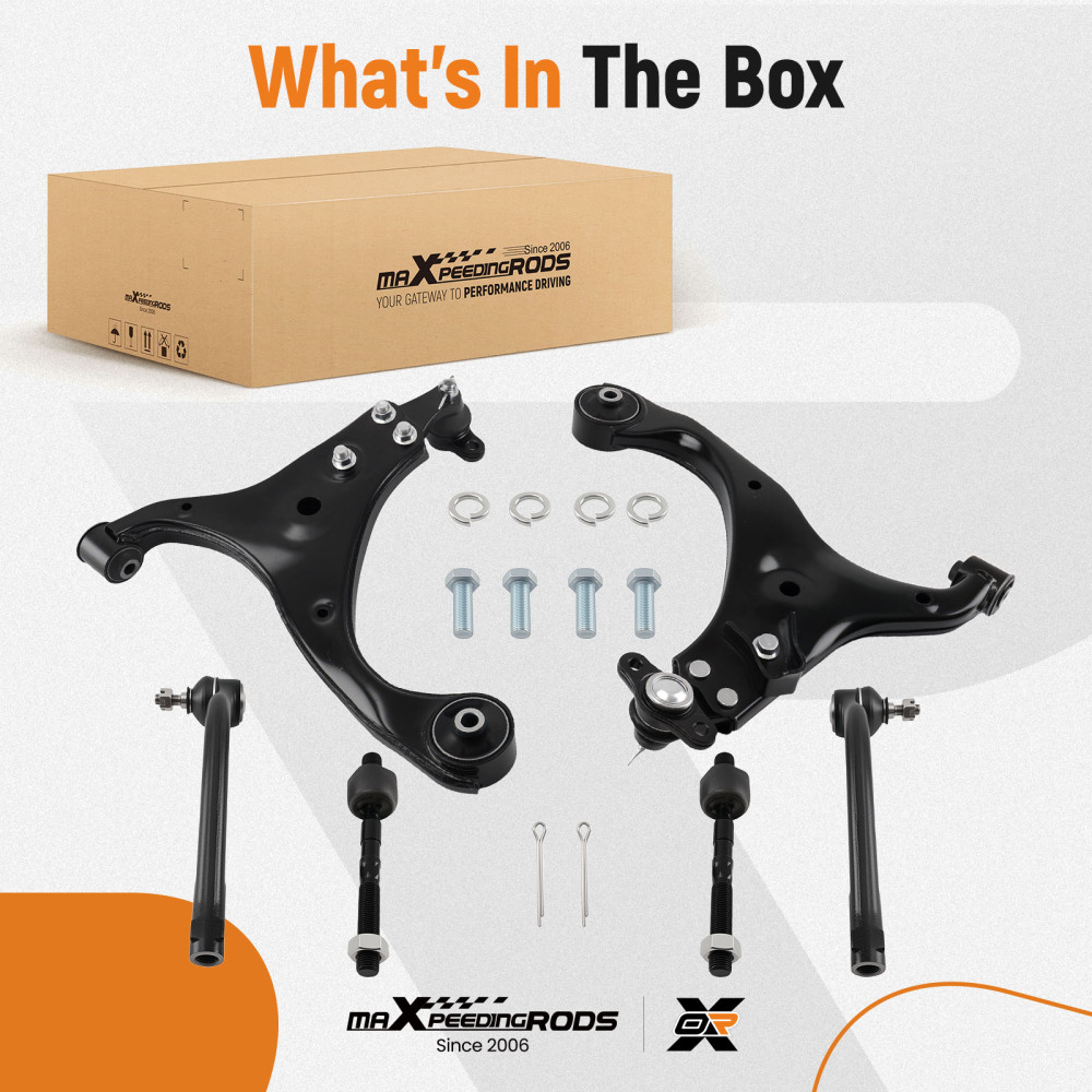 8x Front Lower Control Arm Ball Joint Driver compatible for Hyundai Elantra 2.0L 2009-2012