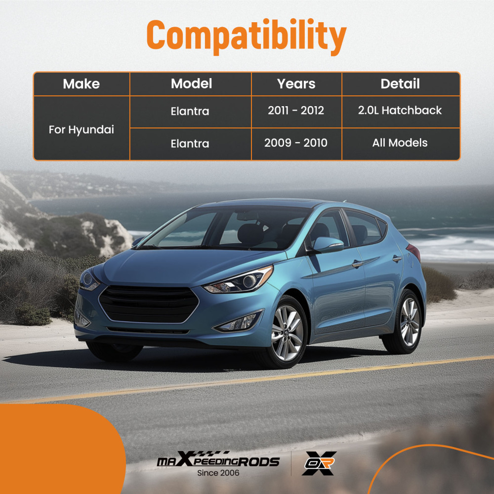 8x Front Lower Control Arm Ball Joint Driver compatible for Hyundai Elantra 2.0L 2009-2012