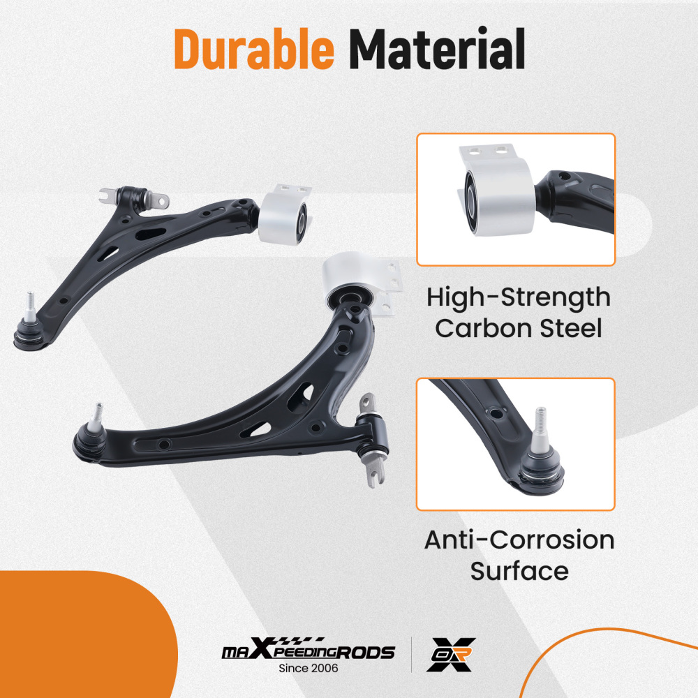 Front Lower Suspension Control Arms w/ Ball Joint For 2018 - 2022 compatible for Buick Enclave