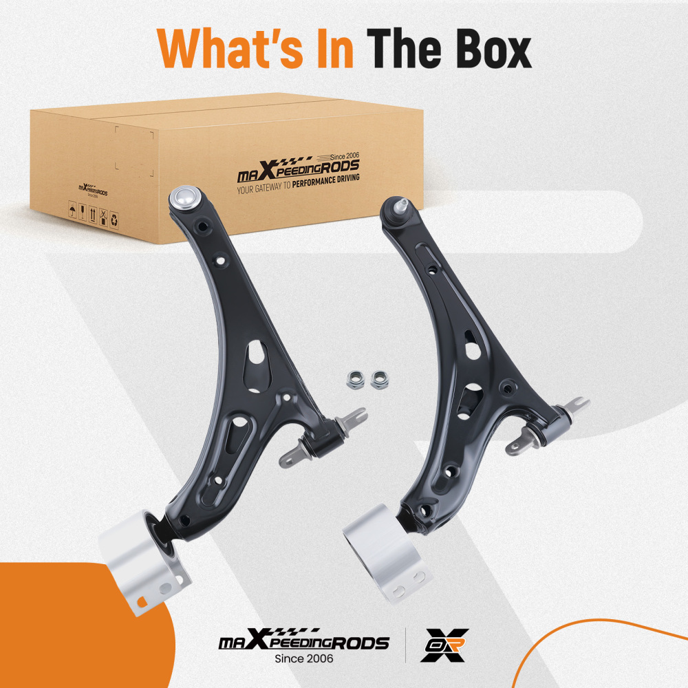 Front Lower Suspension Control Arms w/ Ball Joint For 2018 - 2022 compatible for Buick Enclave