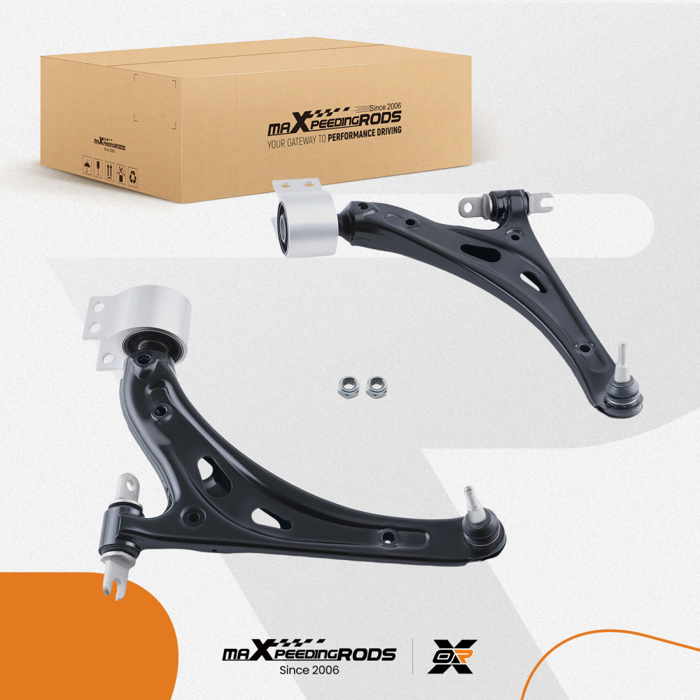 Front Lower Suspension Control Arms w/ Ball Joint For 2018 - 2022 compatible for Buick Enclave