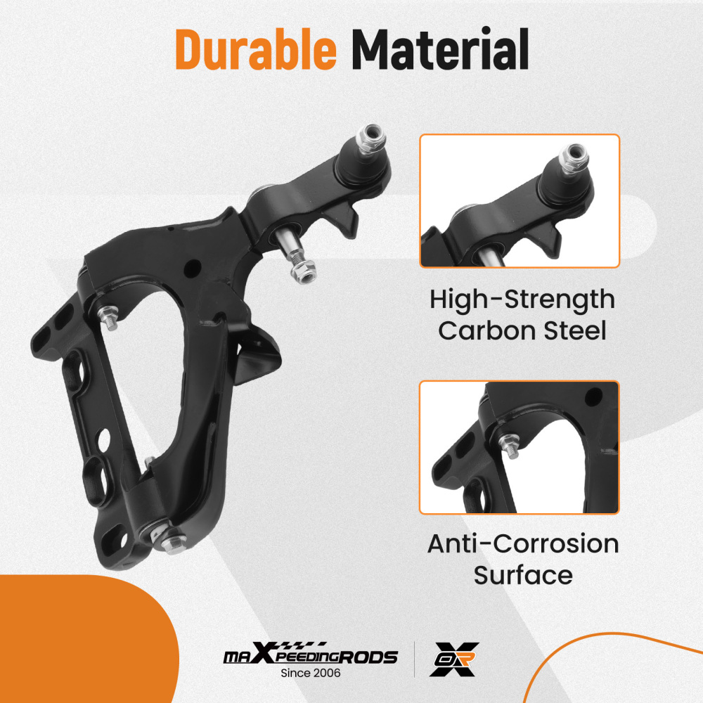 6x Front Lower Control Arms Tie Rods for 2004-2007 compatible for Chevy Trailblazer compatible for GMC Envoy