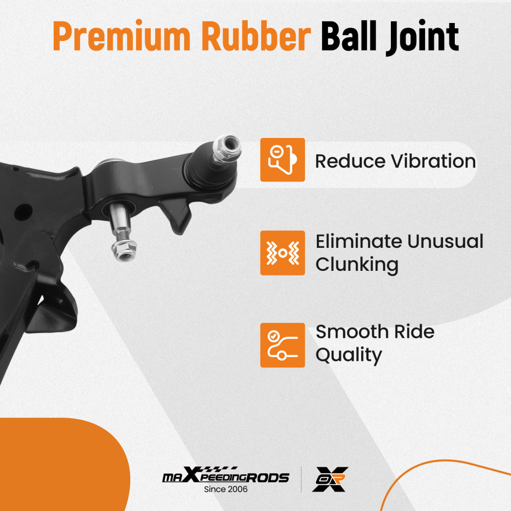 6x Front Lower Control Arms Tie Rods for 2004-2007 compatible for Chevy Trailblazer compatible for GMC Envoy