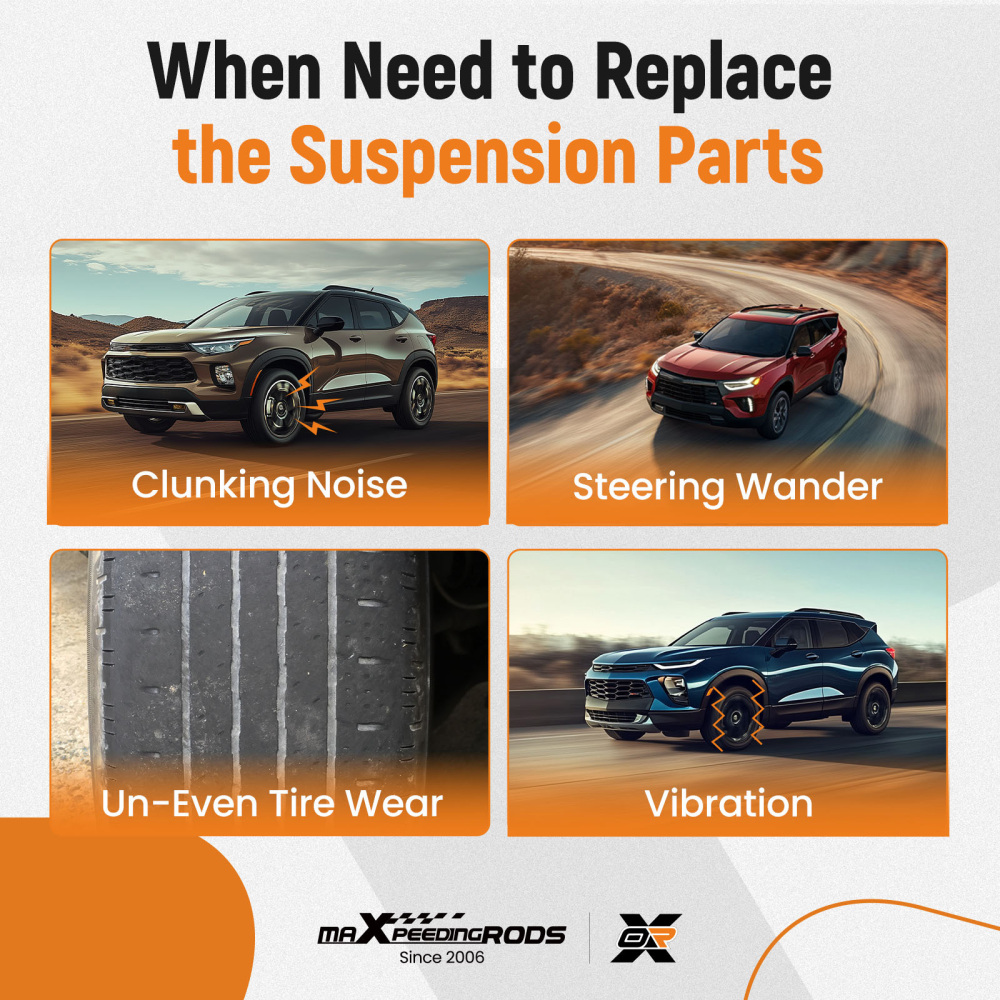 6x Front Lower Control Arms Tie Rods for 2004-2007 compatible for Chevy Trailblazer compatible for GMC Envoy