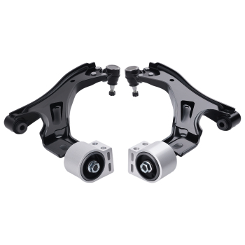 8pcs Front Lower Control Arms Sway Bar Tie Rods for 2002-2007 compatible for Saturn Vue compatible for Equinox