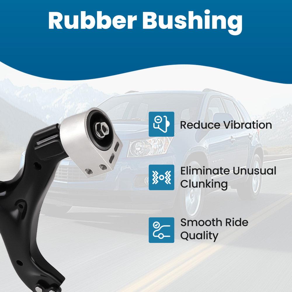 2x Suspension Front Lower Control Arm w/Ball Joints compatible for Chevy Equinox 2005 -2009