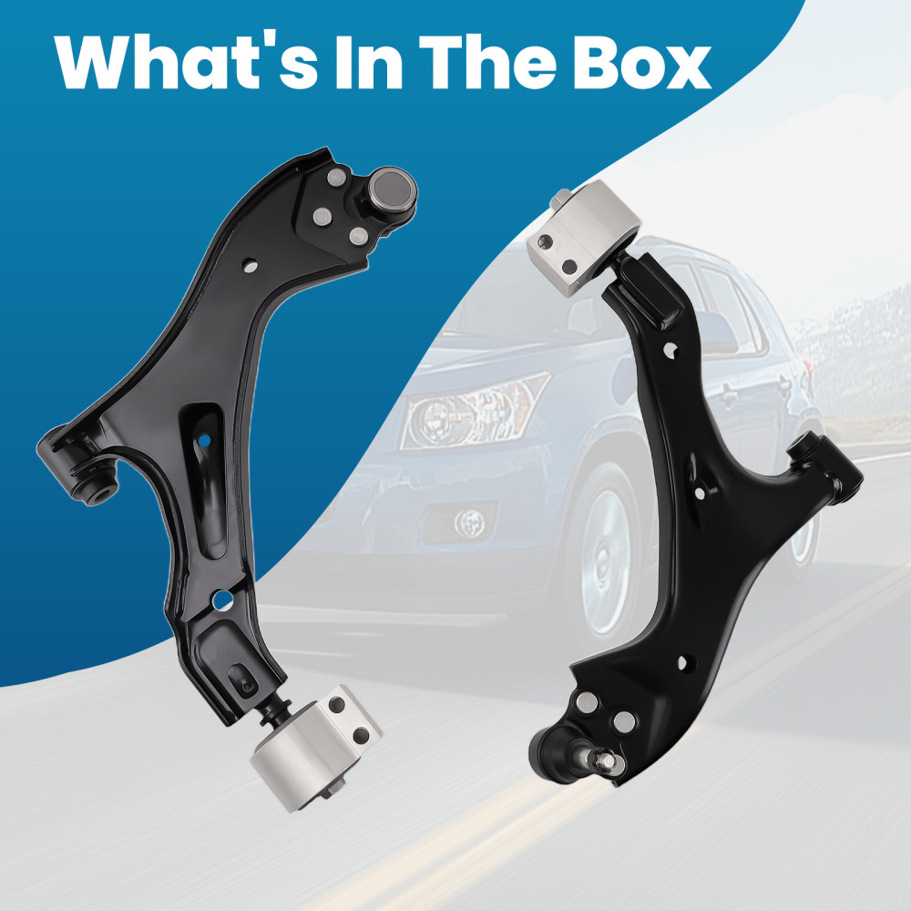 2x Suspension Front Lower Control Arm w/Ball Joints compatible for Chevy Equinox 2005 -2009