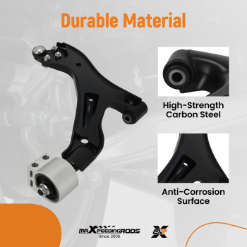 Front Lower Right Control Arm w/ Ball Joint for 2005-2008 2009 compatible for Chevrolet Equinox