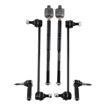 10x Front Lower Control Arms Sway Bar Tie Rods compatible for Chevy Equinox 2010-2017 2.4L