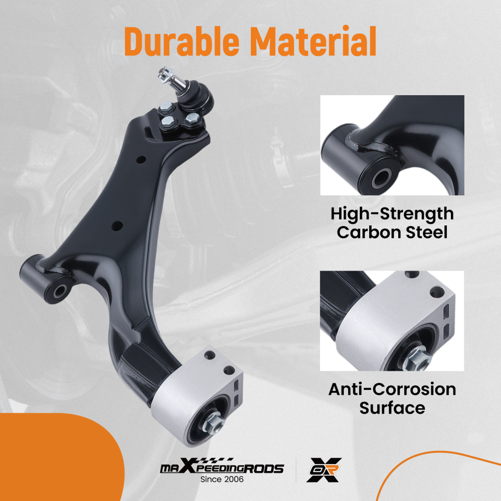 2x Front Lower Control Arms w/Ball Joint for 2010-2017 compatible for Chevy Equinox GMC Terrain