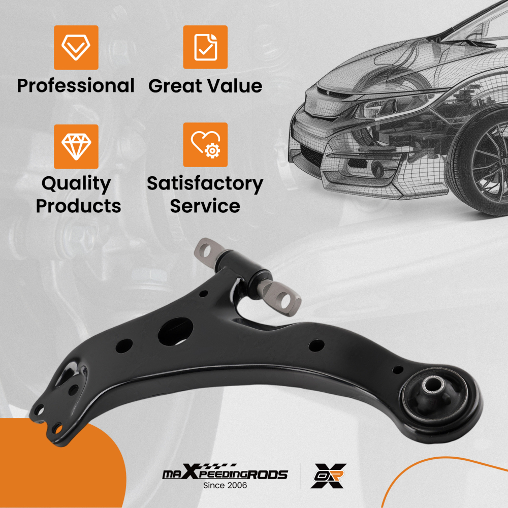 Front Control Arm Assembly Left compatible for Lexus ES300/ES330 2002-2006 K620334