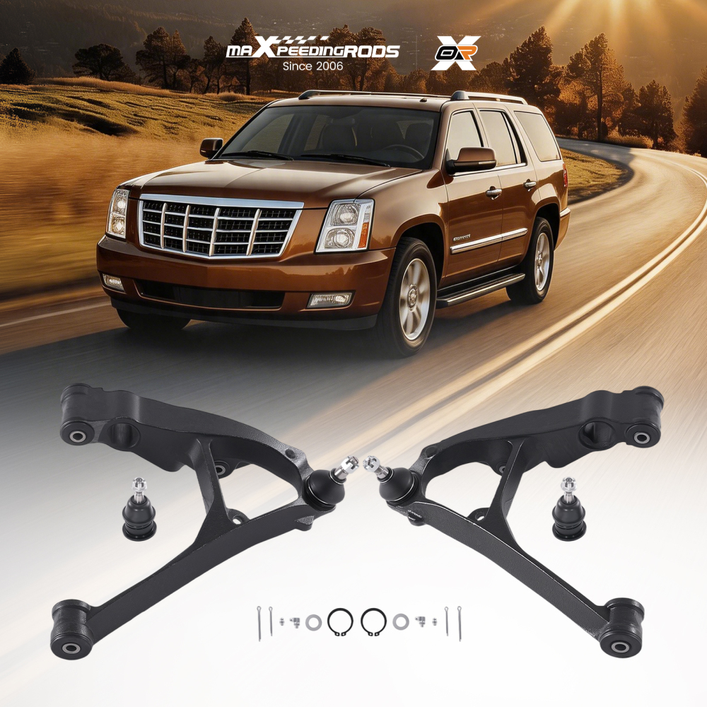 Front Lower Control Arms w/ Ball Joints compatible for Chevy Silverado 1500 1999-2007