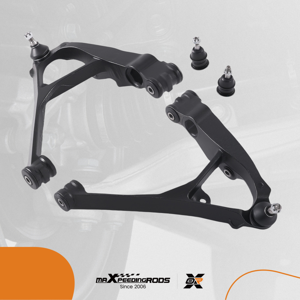 Front Lower Control Arms w/ Ball Joints compatible for Chevy Silverado 1500 1999-2007