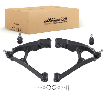 Front Lower Control Arms w/ Ball Joints compatible for Chevy Silverado 1500 1999-2007