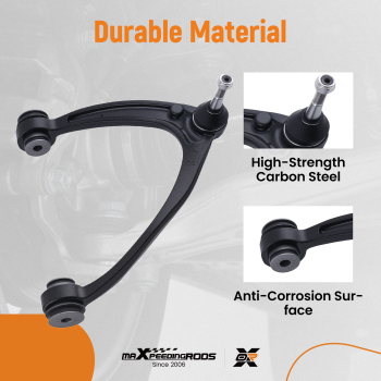 Front Upper Control Arms Sway Bar Kit for 2007-2013 compatible for Silverado Sierra 1500 14-16