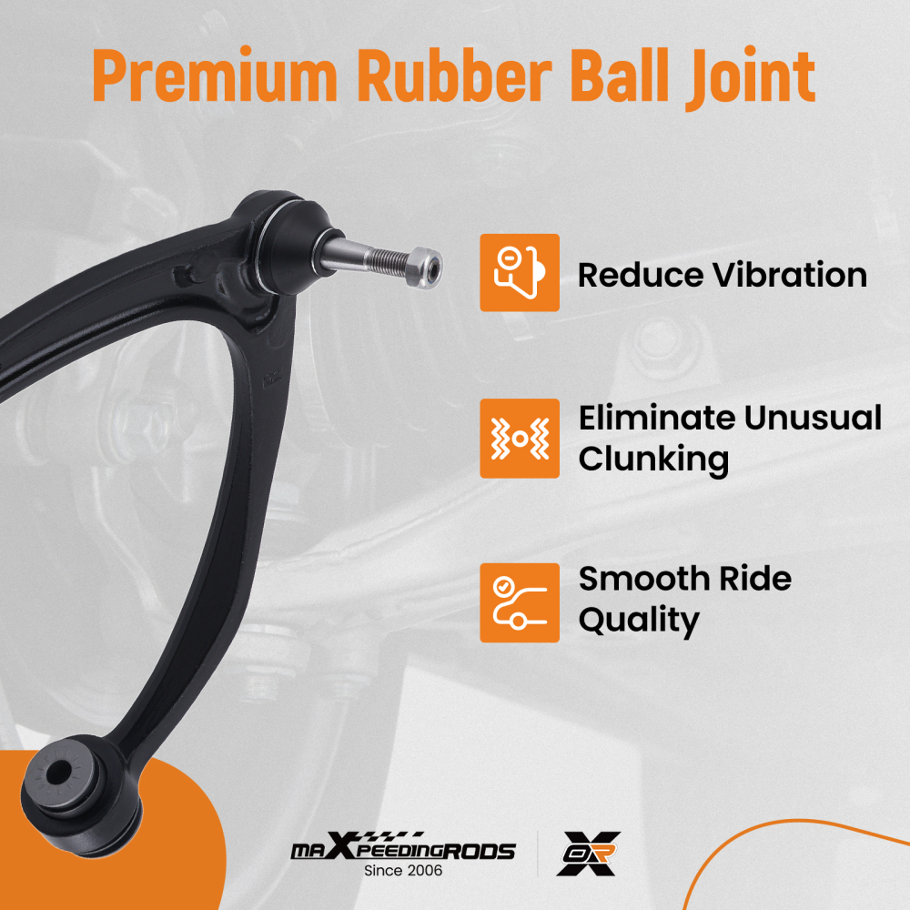 Front Upper Control Arms Sway Bar Kit for 2007-2013 compatible for Silverado Sierra 1500 14-16