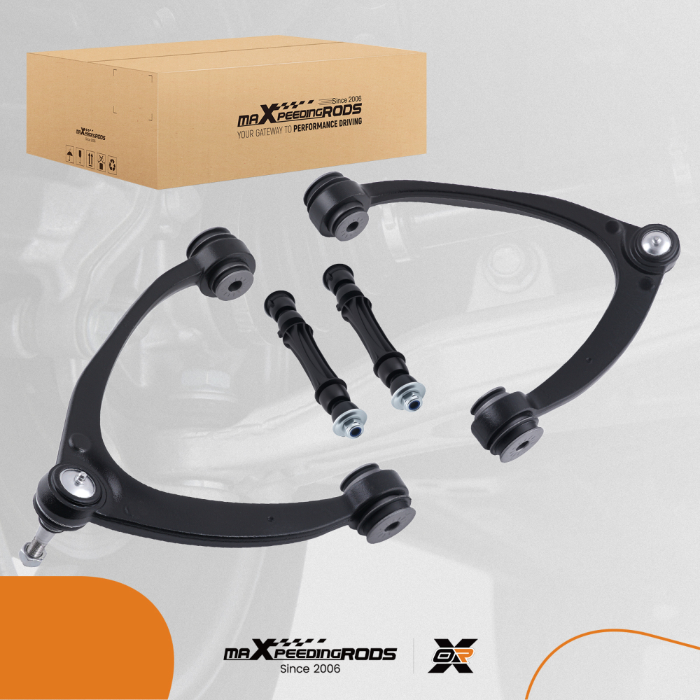 Front Upper Control Arms Sway Bar Kit for 2007-2013 compatible for Silverado Sierra 1500 14-16