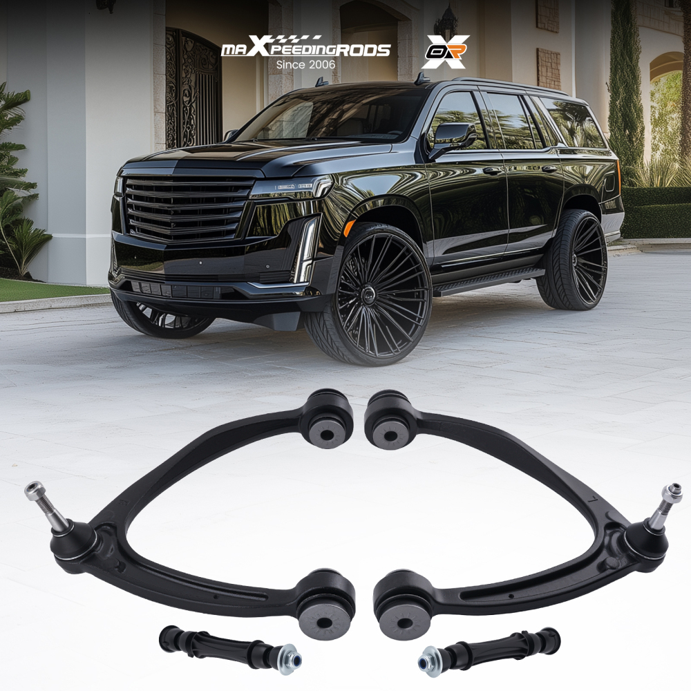 Front Upper Control Arms Sway Bar Kit for 2007-2013 compatible for Silverado Sierra 1500 14-16