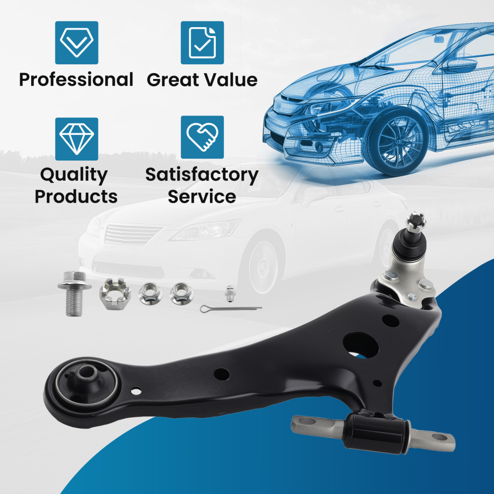maXpeedingrods RK621477 Front Left Lower Control Arm with Ball Joint Assembly Compatible for Toyota Camry 2007-2017