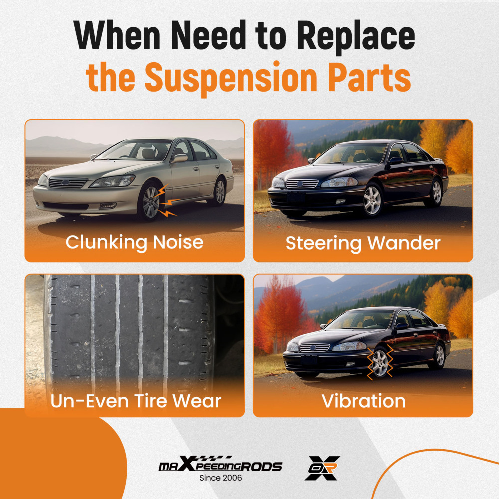 Front Lower Control Arm SwayBar TieRod compatible for Toyota Camry Avalon compatible for Lexus ES300 97-01