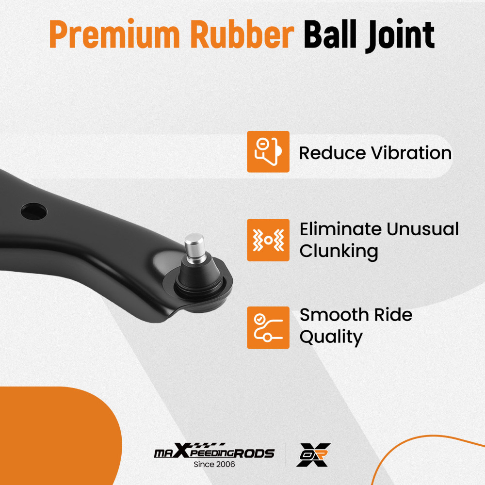 RK623209 Front Right Lower Suspension Control Arm and Ball Joint Assembly Compatible for Ford Escape