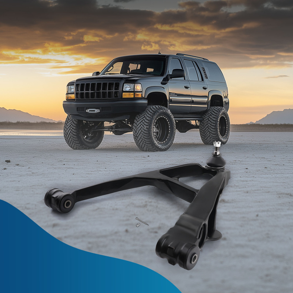 Front Left Side Lower Control Arm w/ Ball Joint compatible for Chevy Express compatible for Silverado 1500