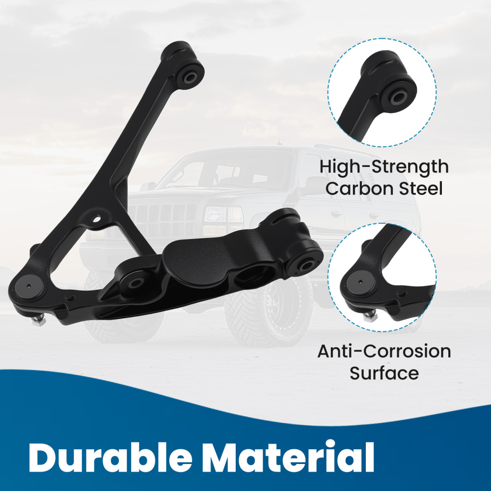 Front Left Side Lower Control Arm w/ Ball Joint compatible for Chevy Express compatible for Silverado 1500