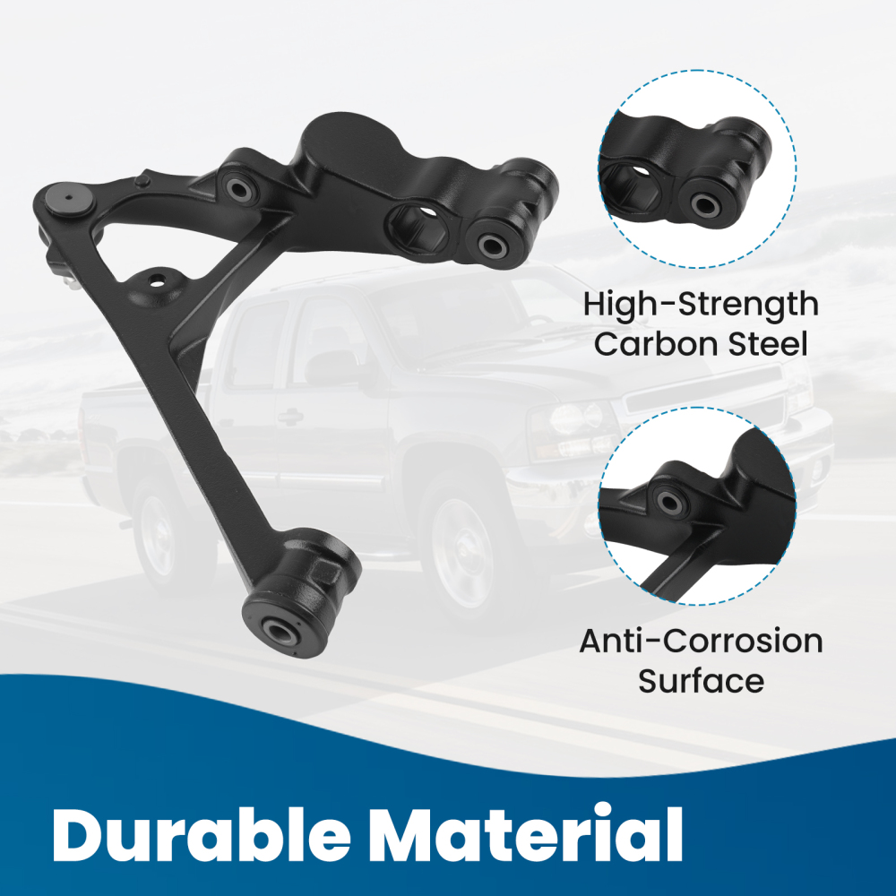 Front Right Lower Control Arm w/Ball Joint for 1999-2006 compatible for Chevy Silverado 1500