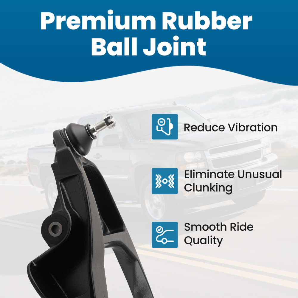 Front Right Lower Control Arm w/Ball Joint for 1999-2006 compatible for Chevy Silverado 1500