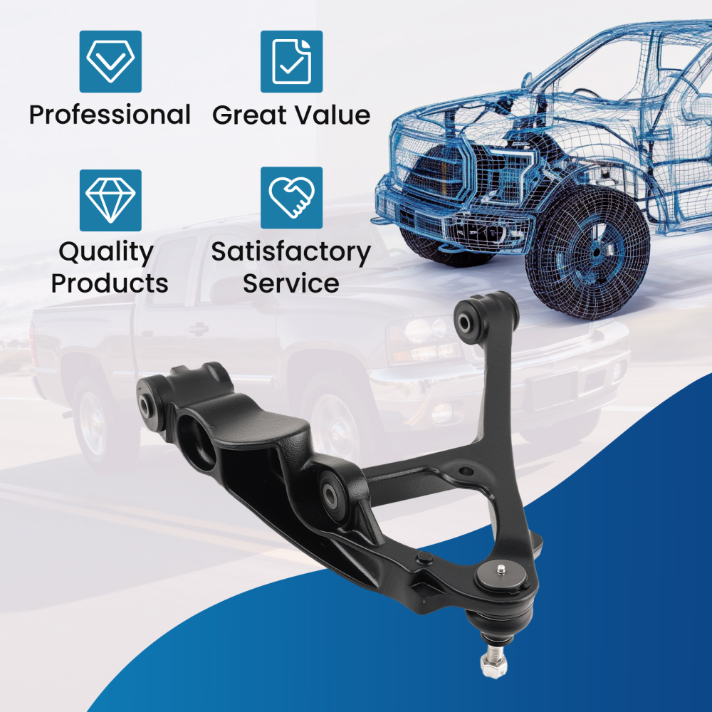 Front Right Lower Control Arm w/Ball Joint for 1999-2006 compatible for Chevy Silverado 1500