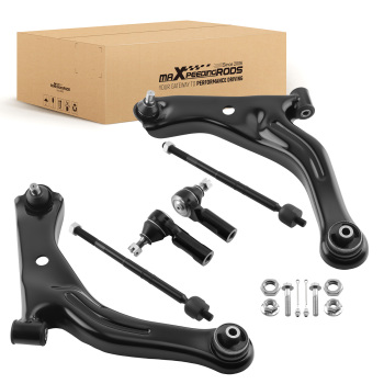 6x Front Lower Control Arm Tie Rod compatible for Ford Escape 2008 2009 Left Right K80400