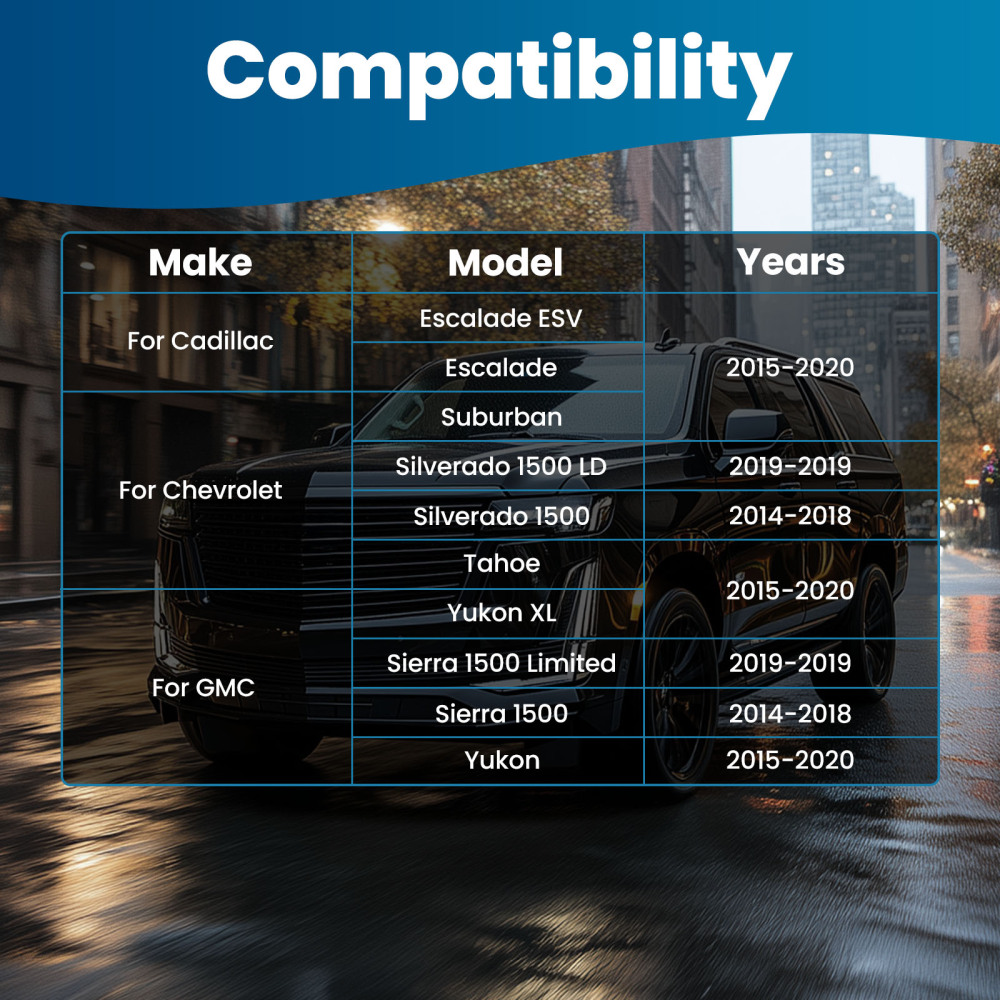 Front Left Upper Control Arm w/ Ball Joint for 2015 -2020 compatible for Chevy Tahoe GMC Yukon