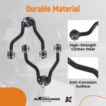 12x Front Upper Control Arms Tie Rods Kit for 1995-1999 compatible for Chevy K1500 K2500