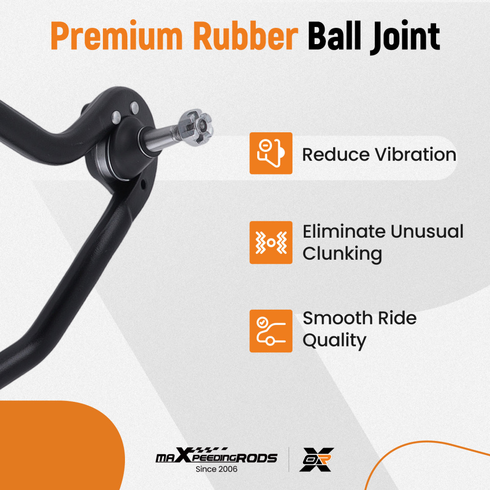 Front Upper Control Arm Ball Joint Sway Bar for 1995-1999 compatible for Chevy K1500 compatible for Suburban