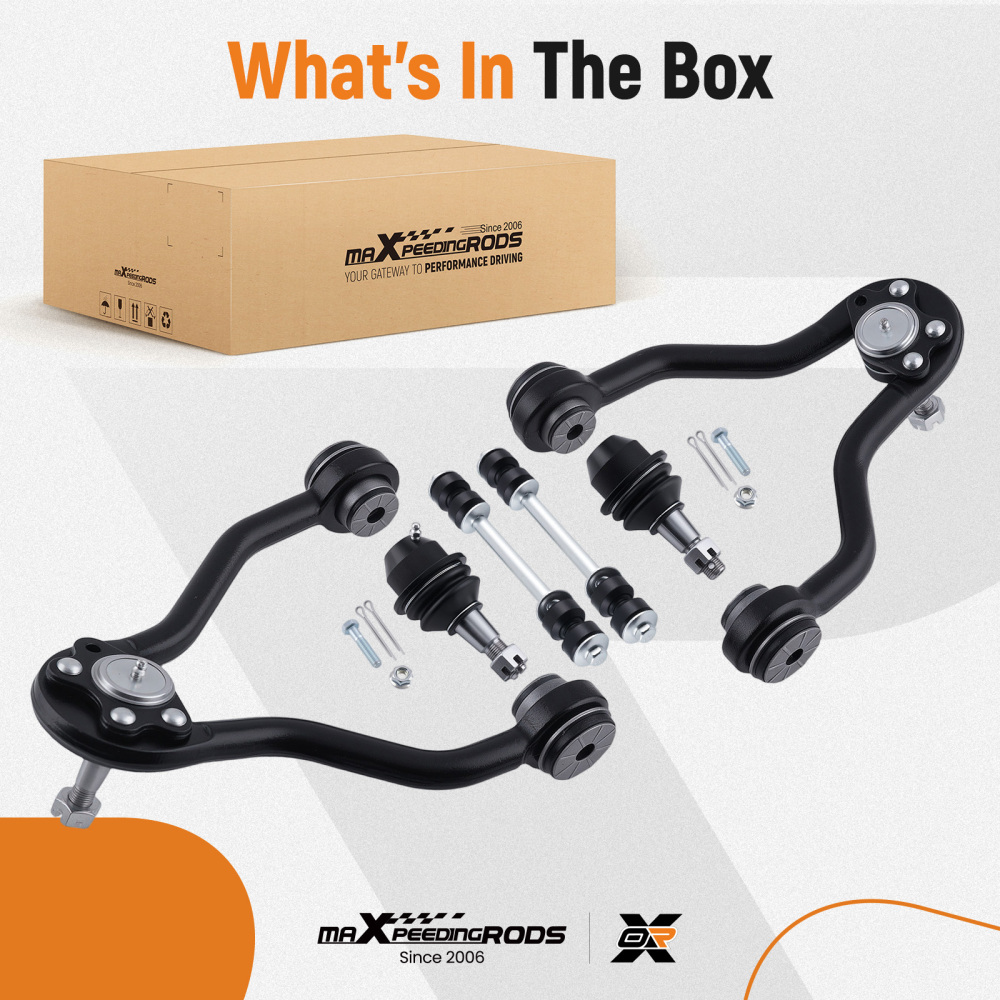 Front Upper Control Arm Ball Joint Sway Bar for 1995-1999 compatible for Chevy K1500 compatible for Suburban