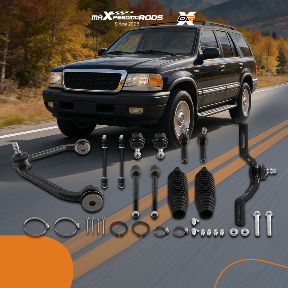 12PC Front Upper Control Arm Lower Ball Joint compatible for Ford Explorer 2001-2005 K8708T