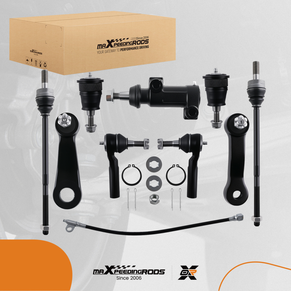maXpeedingrods 11Pcs Front Suspension Kit Compatible for Chevy Express GMC Savana 2500 3500 2003-2008
