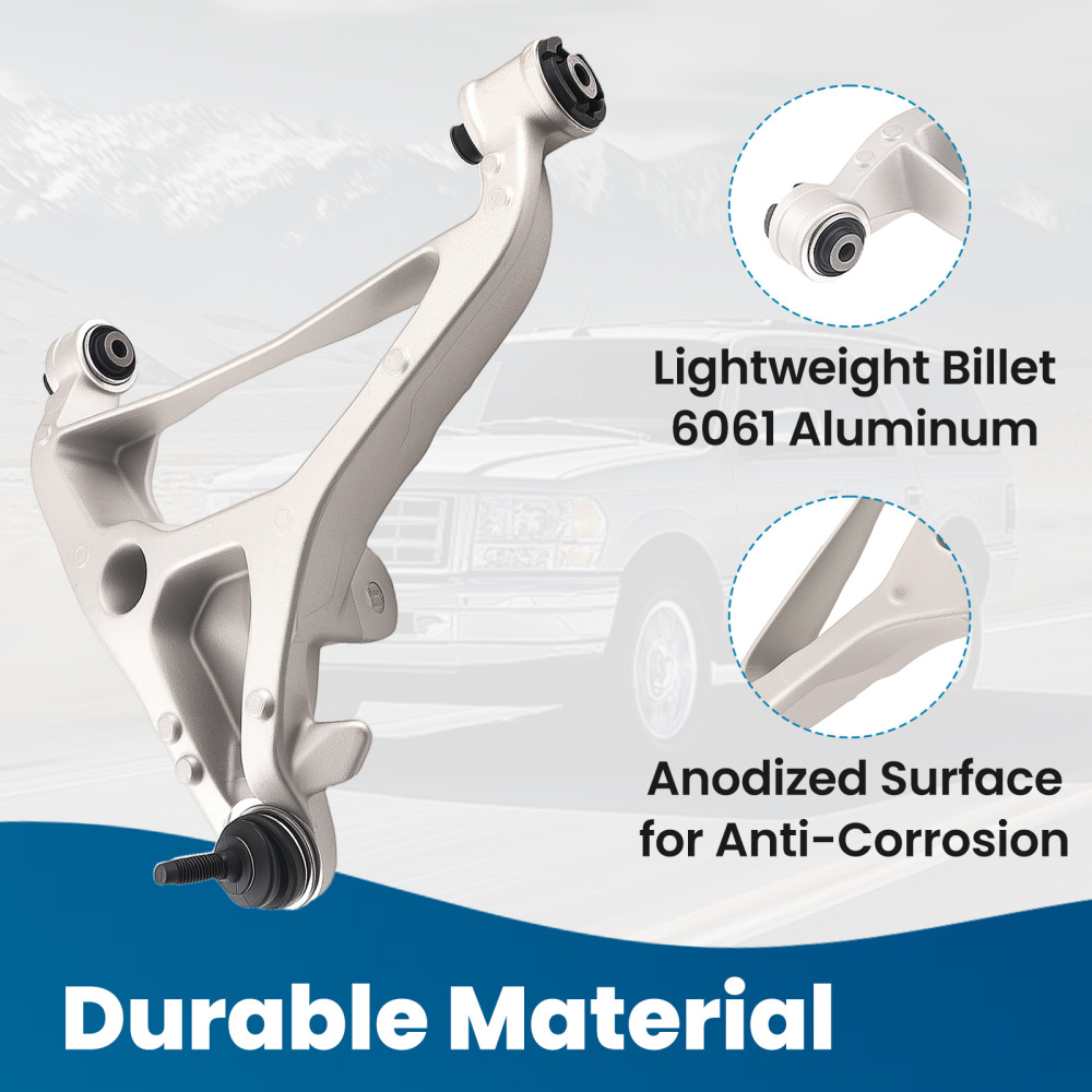 2x Front Lower Control Arms w/ Ball Joint For 2003-2006 compatible for Ford Expedition 2WD 4WD