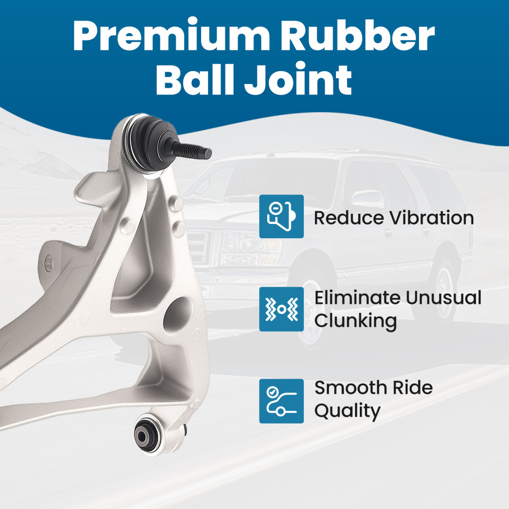 2x Front Lower Control Arms w/ Ball Joint For 2003-2006 compatible for Ford Expedition 2WD 4WD