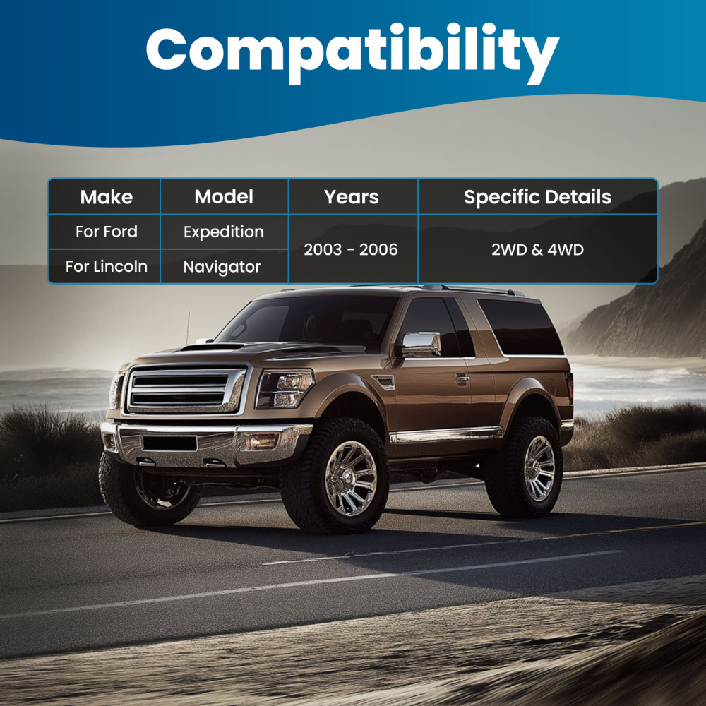 2x Front Lower Control Arms w/ Ball Joint For 2003-2006 compatible for Ford Expedition 2WD 4WD