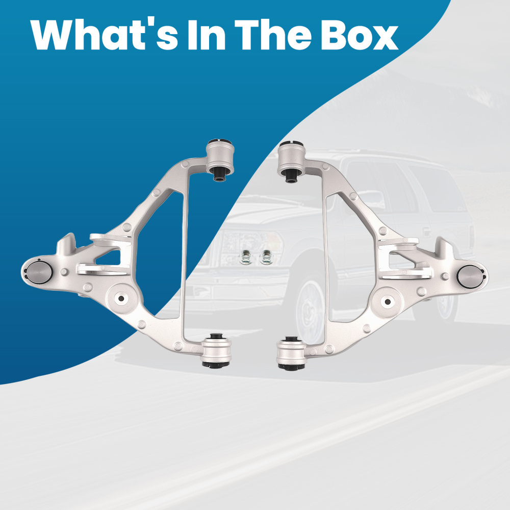 2x Front Lower Control Arms w/ Ball Joint For 2003-2006 compatible for Ford Expedition 2WD 4WD