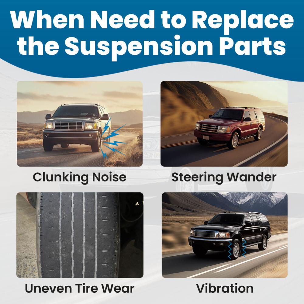 2x Front Lower Control Arms w/ Ball Joint For 2003-2006 compatible for Ford Expedition 2WD 4WD