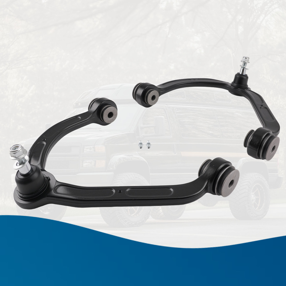 Front Upper Control Arms compatible for Chevy Silverado Express compatible for GMC Sierra Savana 2500 3500