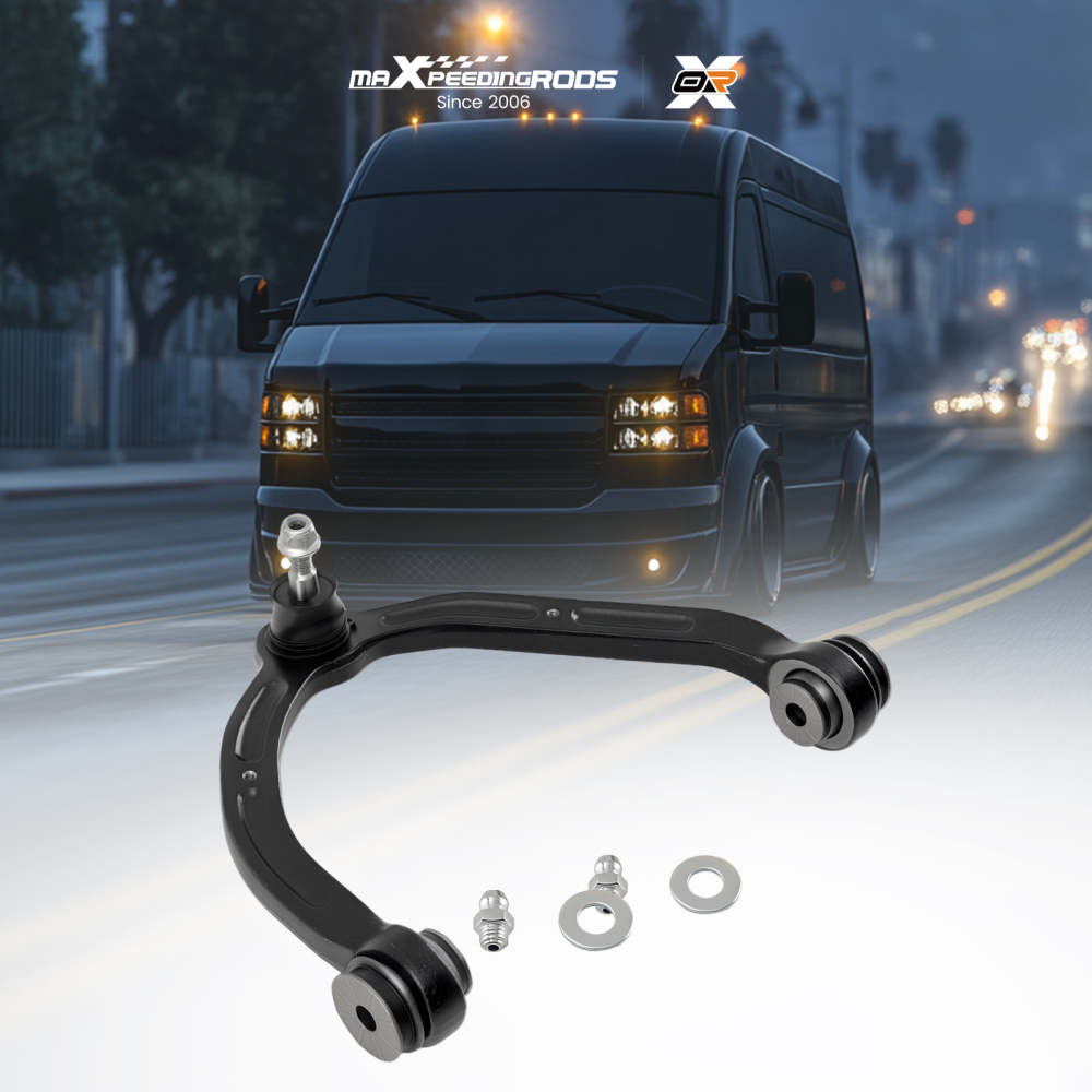 Front Left Upper Control Arm For 2003-2018 2019 compatible for Chevy Express compatible for GMC Savana 2500